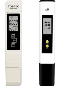 Resim Moveevo Beyaz Tds Ve Ph Test Kalemi Seti - Su Kalitesi Analizi, Ec Ölçüm, 0-14ph Aralığı, Hassas Ölçüm, Taşınabilir Tasarım 