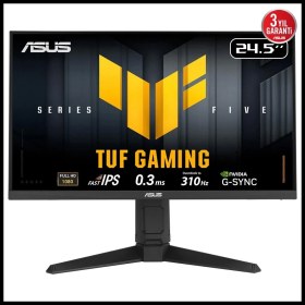 Resim Asus Tuf Gamıng VG259QMRL5A 24,5" 0.3ms, 310hz, Full Hd, Dp, 2xhdmı, Hoparlör, Pivot, Fast IPS Led, Elmb Sync Premium, Gamıng Monitör 