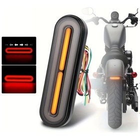 Resim Userfriendly11 10-80v Sabit Lamba 60led Çift Renk Motor Aydınlatma Güvenlik Işığı 1 Adet 