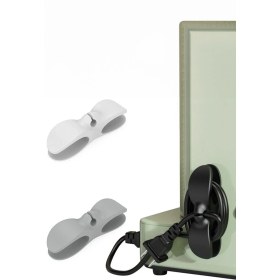 Resim After Times Yapışkanlı Kablo Düzenleyici Organizer 2 Adet Kablo Sabitleyici Düzenleme 