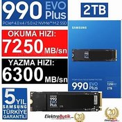 Resim Samsung 2TB 990 EVO PLUS MZ-V9S2T0BW NVME 2.0 SSD 