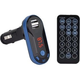 Resim Temiz Pazar Bt-Fm Modulatör Çi̇ft Usb/sd/mp3 12-24 Volt Hafizasiz Bluetooth Fm Transmitter 