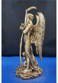 Resim Kronos Heykel Biblo Tasarım 26 Cm Mitolojik Obje, Hediyelik Ve Ev Dekor Ürünü Altın 