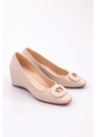 Resim Dgn 24334 Kadin V Tokali Dolgu Taban Topuklu Ayakkabi 24334-2428-R0463 