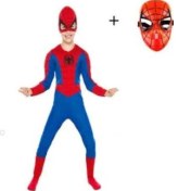 Resim Zyzqstore Spiderman Kostümü - Örümcek Adam 2 Maskeli, Renkli Çocuk Kostümü Çok Renkli 