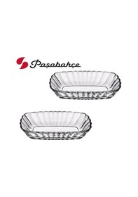 Resim Paşabahçe 53392 Mezze 2 - Kayık Tabak 2'li Kahvaltı, Çerezlik 
