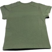 Resim Divonette Tshirt Never Baskılı Parçalı Yeşil 