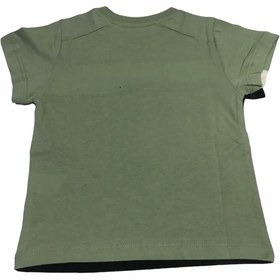 Resim Divonette Tshirt Never Baskılı Parçalı Yeşil 