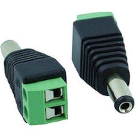 Resim Dc Erkek Power Konnektör Klemens Dc Barrel Jack Güç Kamera Vidalı 10 Adet 