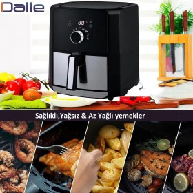 Resim Dalle Xl 5.5 Lt Yağsız Fritöz/airfryer 1700 Watt 