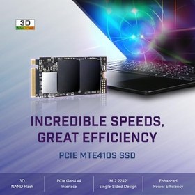 Resim Transcend 2TB M.2 2242 PCIe Gen4x4 SSD, Compatible with Ultra-Thin Laptops, Dram-Less Low Power, Up to 5000MB/s, TLC - TS2TMTE410S 