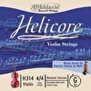 Resim D'Addario H314 Helicore 4/4 G-(Sol) Medium Keman Tek Tel 