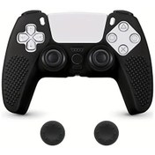 Resim Willowhaven Siyah Sony Ps5 Dualsense Kumanda Kılıfı Ve 2 Çubuk Kapakları 