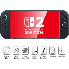 Resim Nintendo Switch 2 Kırılmaz Cam Tempered Glass 