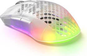 Resim SteelSeries Aerox 3 RGB Ghost Edition Şarjlı Optik Kablosuz Oyuncu Mouse - Teşhir 