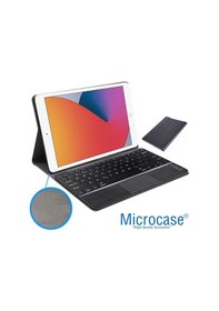 Resim Apple Uyumlu iPad 8.Nesil 10.2" 2020 Bt Touchpad Klavyeli Standlı Kılıf - Bkk5 