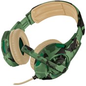 Resim Trust GXT 310C Radius Jungle Camo Kulaküstü Gamer Kulaklık 