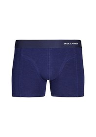 Resim Jack & Jones Jack&jones Crew Bamboo 3'lü Paket Erkek İç Çamaşır Çok Renkli 