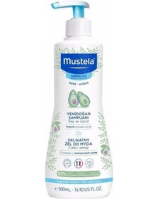 Resim Mustela Gentle Cleansing Gel Yenidoğan Şampuanı 500 Ml Acı Badem 