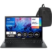 Resim Acer EX215-55 Intel Core I7 1255U 64GB Ram 512GB SSD Intel® Iris® Xe Graphics 15,6 Inç Fhd WINDOWS11PRO Taşınabilir Bilgisayar NXEGYEY00425+WEBLEGELSINÇANTA 