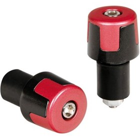 Resim Lampa Toor Kırmızı/Siyah Motosiklet Gidon Topuzu 90424 