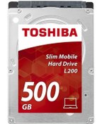 Resim Toshiba 2.5" 500gb L200 5400rpm 8mb Cache Sata 2.0 Notebook Disk Hdwk105uzsv 