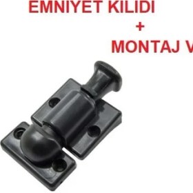 Resim Demir Civata Cam Balkon Kilidi Çocuk Emniyet Kilidi 