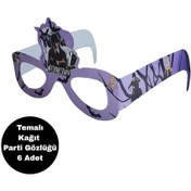 Resim Wednesday Temalı Kağıt Gözlük 6 Adet Parti Gözlüğü Tüm Yaşlar 