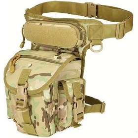 Resim Tcherchı Motosiklet Yarışı İçin 1 Parça Açık Hava Uyluk Çantası Kamuflaj 