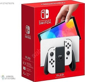 Resim Nintendo Switch OLED Sıfır Ayarında Az Kullanılmış Tam Set 