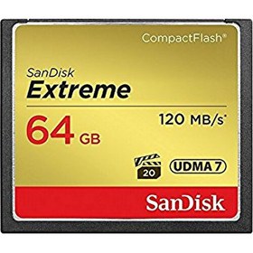 Resim SanDisk 64 GB Extreme 120Mb/Sn CompactFlash Card 