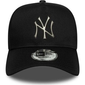 Resim New Era Metallıc Eframe Neyyan Unisex Şapka 60771870 Siyah 