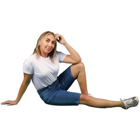 Resim Kadın Kot Kapri 001 