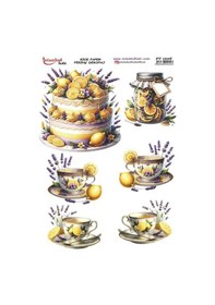 Resim Pirinç Dekopaj Kağıdı 30x42cm Pt-1556 Limon 