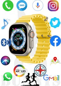 Resim Bunnys Reeder P13 Blue 2022 Uyumlu Akıllı Saat Watch 8 Ultra 49MM Konuşma Özellikli AMOLED EKRAN 