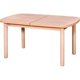 Resim Masifart Aemul 130 Luk Açılır Abelya Masa Cilasız Ham Ham 