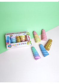 Resim 5'li Renkli Yumuşak Unicorn Tebeşir Seti 