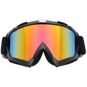 Resim Willowhaven Of-road Motosiklet Kask Gözlükleri - Siyah-turuncu Kombin 