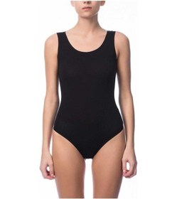 Resim NBB Kadın Siyah Geniş Askılı Çıtçıtlı Body 2940 001 