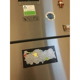 Resim Gez - Kazı Türkiye Haritası (Magnet, 20X10 Cm) 
