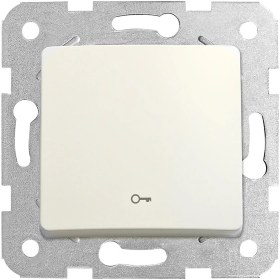 Resim Viko Linnera / Rollina Krem Kapı Otomatiği Anahtar Çerçevesiz - 90441005 