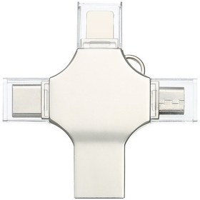 Resim Geeroyoo 32gb Çift Kullanimli Metal Usb 3.0 Flash Bellek - Type-c, Micro Usb Ve İos Uyumlu Cihazlari Icin Hizli Okuma/yazma 