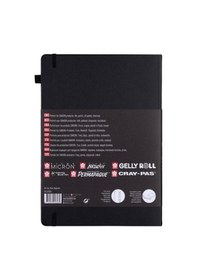 Resim Sakura Sketchbook Sert Kapak Siyah Eskiz Çizim Defteri A4 140 G 