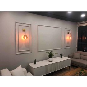 Resim Sarı Modern Spor Aplik Salon Yatak Odası Duvar Lambası 