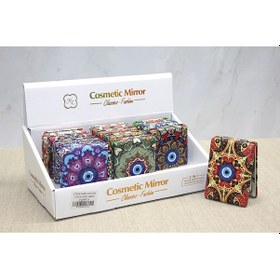 Resim 9032838145913lmr - Larimar Taşlı El Aynası Dikdörtgen Kalın Model 2 