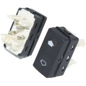 Resim Enva Bmw E36 Kasa Cam Açma Düğmesi Anahtarı Beyaz Soket 1991--1997 