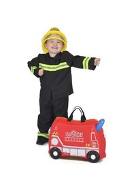 Resim Trunki Çocuk Bavulu - İtfaiye Frank 