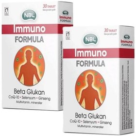 Resim NBL Immuno Formula Selenyum Beta Glukan 30 Tablet 2 Adet 