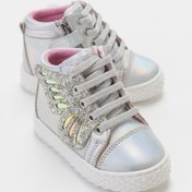 Resim Mnpc Kız Çocuk Gümüş Hakiki Deri Suya Dayanıklı Anatomik İlk Adım Bot 25k1b11015184 Gümüş 