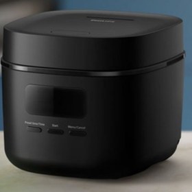 Resim Philips Mini Pirinç Pişirici 3000 Serisi 0,54 L - Siyah 